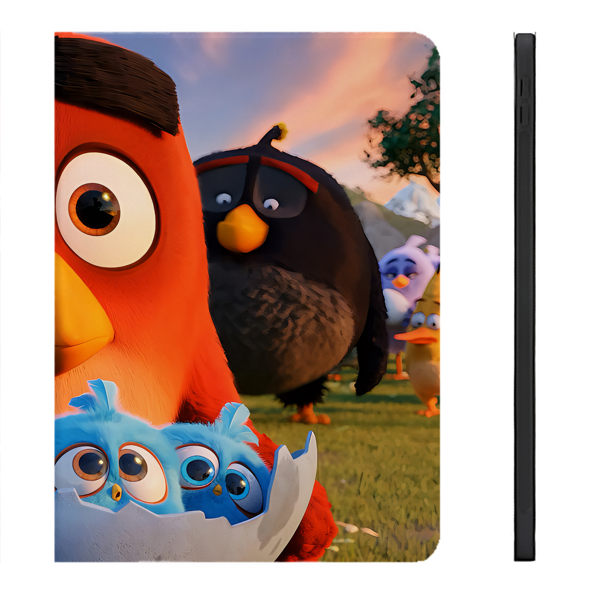 （画像用） Angry Birds アングリーバード IPadケース ペンホルダー付き ブックスタイルデザイン